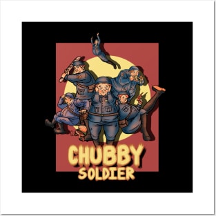 Chubby soldier Posters and Art